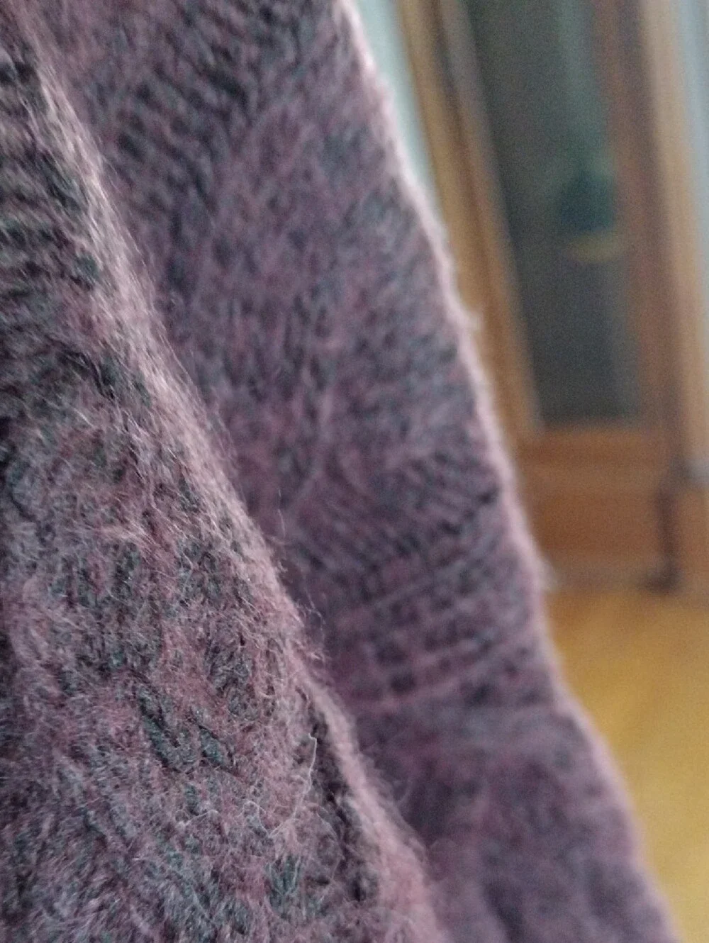 Forever 21 Cable Knit Crewneck Sweater - Burgundy